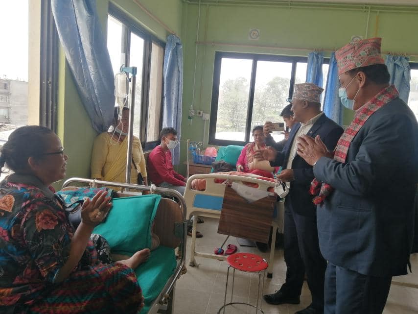 स्वास्थ्य मन्त्री खतिवडाद्धारा नेपाल कोरिया मैत्री अस्पतालको अनुगमन, बिमा सेवा सूचारु गराइदिन नगर प्रमुखको आग्रह : Jana Aawaj News
