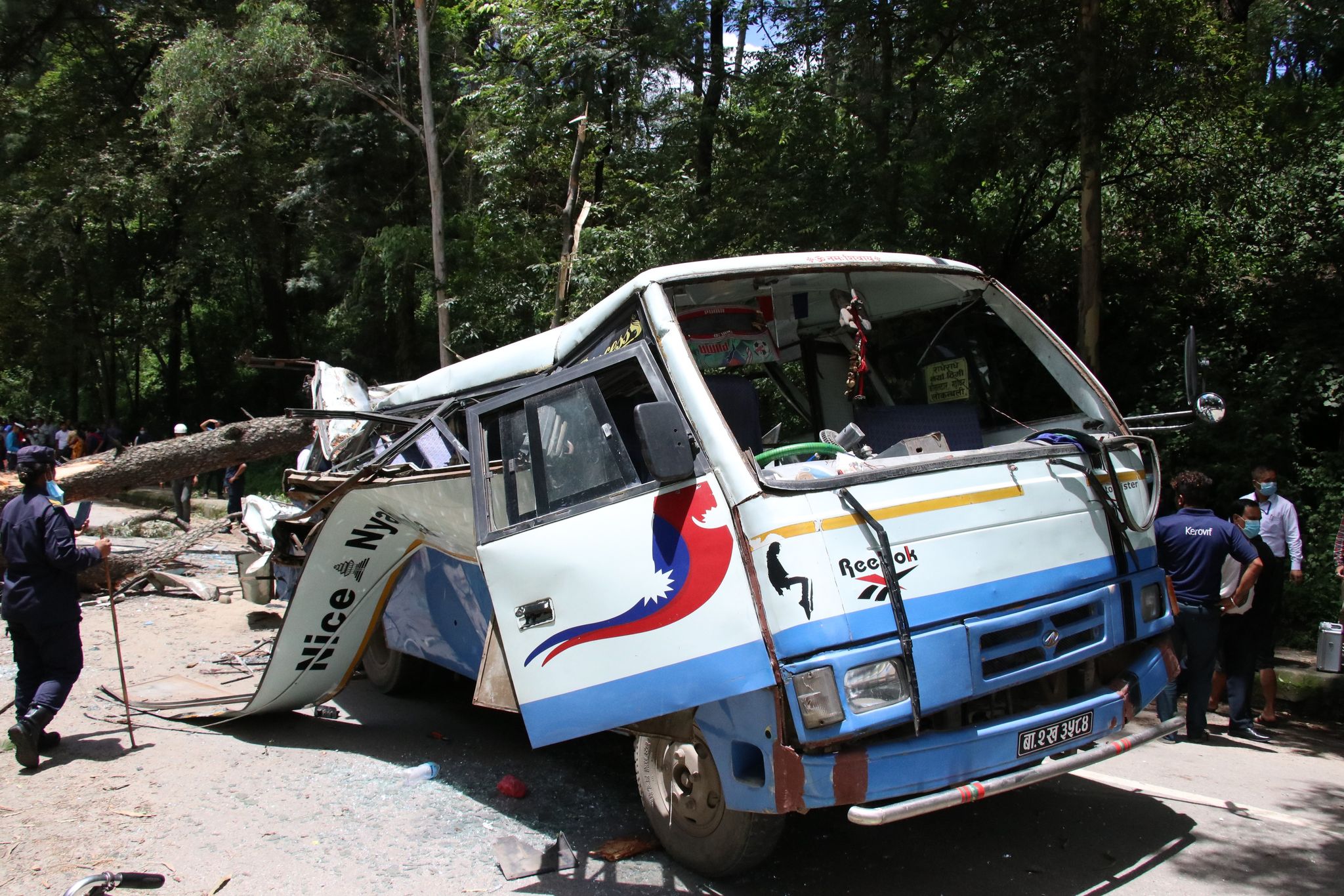 भक्तपुरको सडकमा रुख ढल्दा ३ जनाको मृत्यु (तस्विरमा हेरौं) : Jana Aawaj News