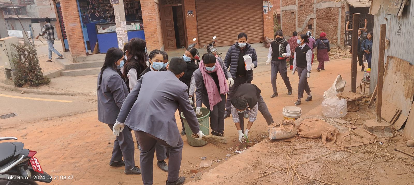 वागीश्वरीका विद्यार्थीहरुद्वारा सरसफाई : Jana Aawaj News