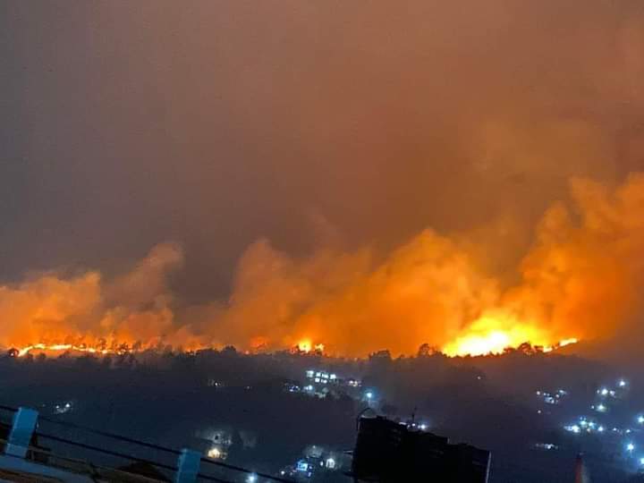 गर्मी शुरु भएसंगै  आगलागी : Jana Aawaj News