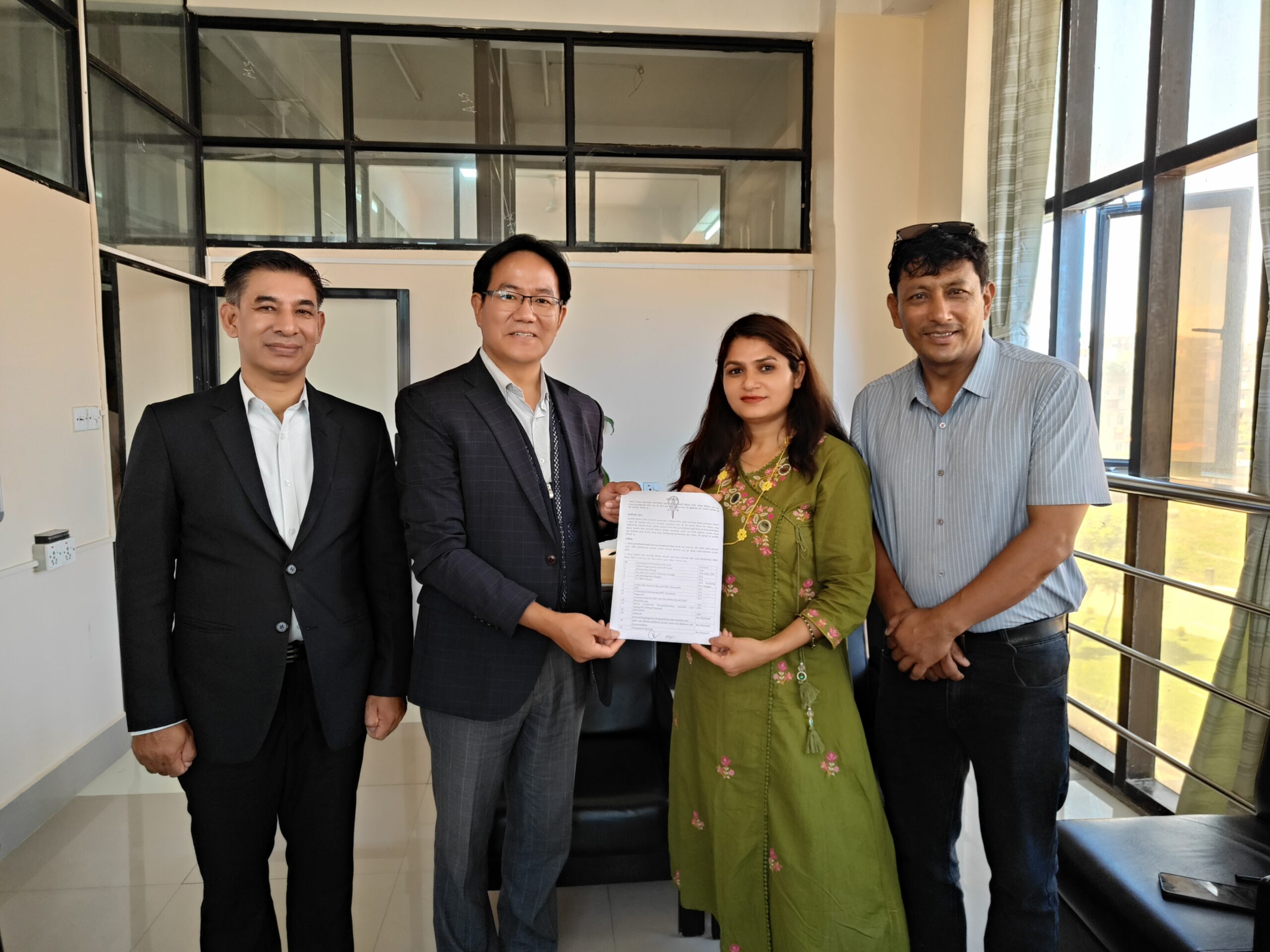 वी लभ यू फाउन्डेसन र काठमाडौं मेडिकल कलेजबिच स्वास्थ्य सेवासम्बन्धी सम्झौता : Jana Aawaj News